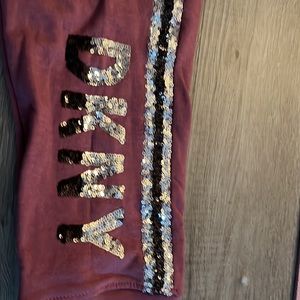 Dkny sequin jogger sweatpants